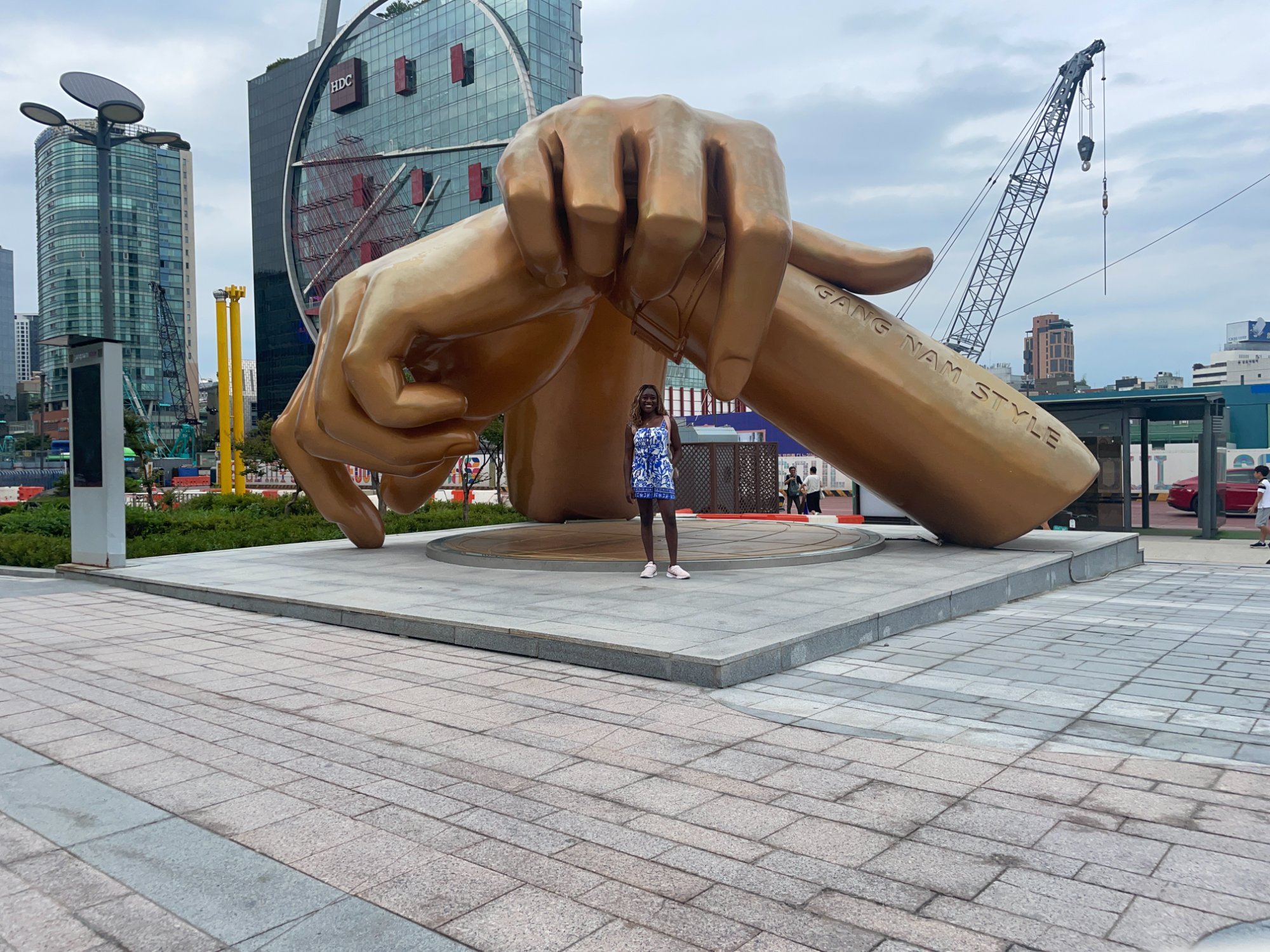 Gangnam Style statue