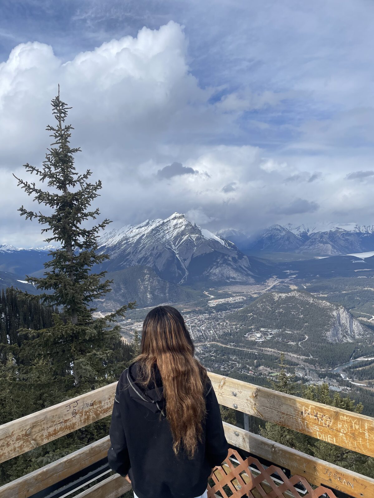 Banff summit overlook